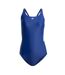 Maillot De Bain 1 Pièce Style 3 Rayures Femme Bleu Adidas-2