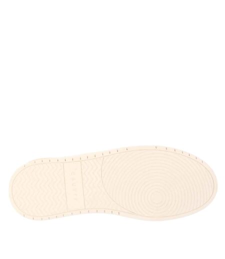 Mens Endorsed Leather Tennis Trainers Cream Cruyff