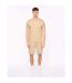 T-shirt Sherborn Homme Beige Gris Duck And Cover-1