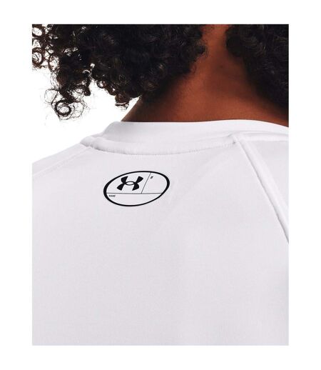 Womens/ladies Slim Competition Shirt White Under Armour