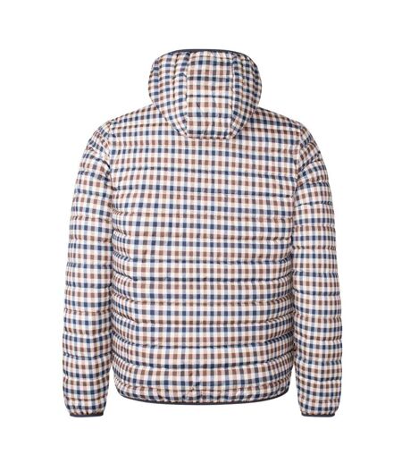 Doudoune Matelassée Motif/style À Carreaux Active Homme Beige Aquascutum