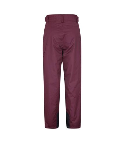 Mens gravity ski trousers burgundy Mountain Warehouse