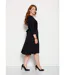 Robe courte cache-coeur en maille-3