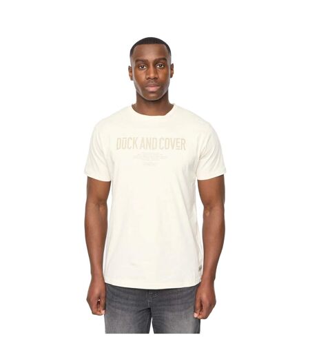 T-shirt pittifore homme blanc cassé Duck and Cover