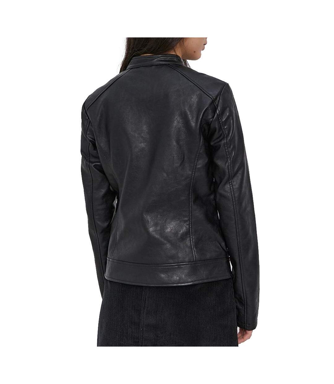 Veste Simili Cuir Noir Femme JDY Emily-2