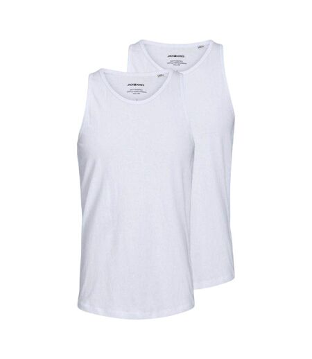 Lot De 2  Débardeurs Homme Blanc Jack And Jones