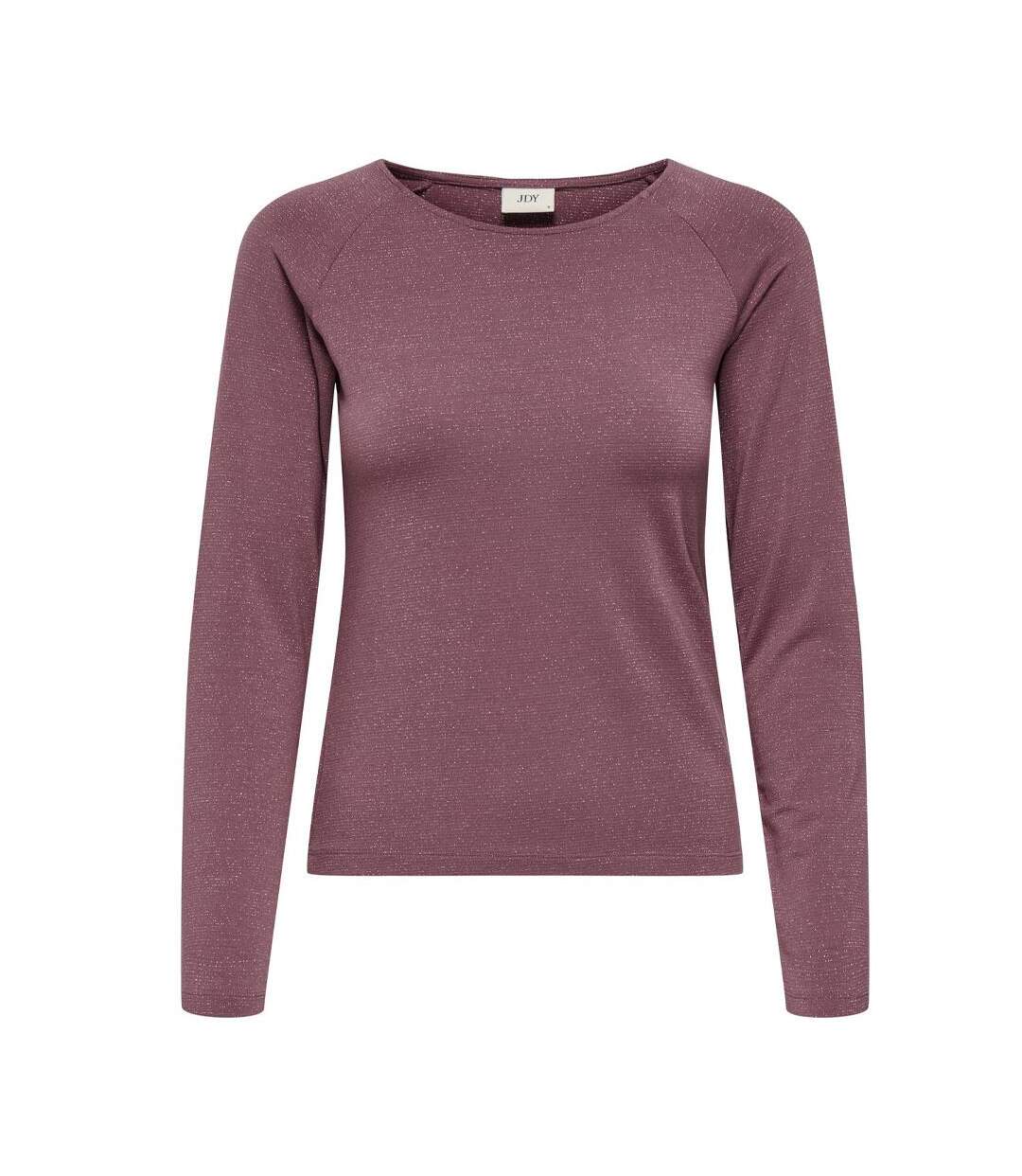 T-Shirt manches longues rose femme jdy kaiser-1