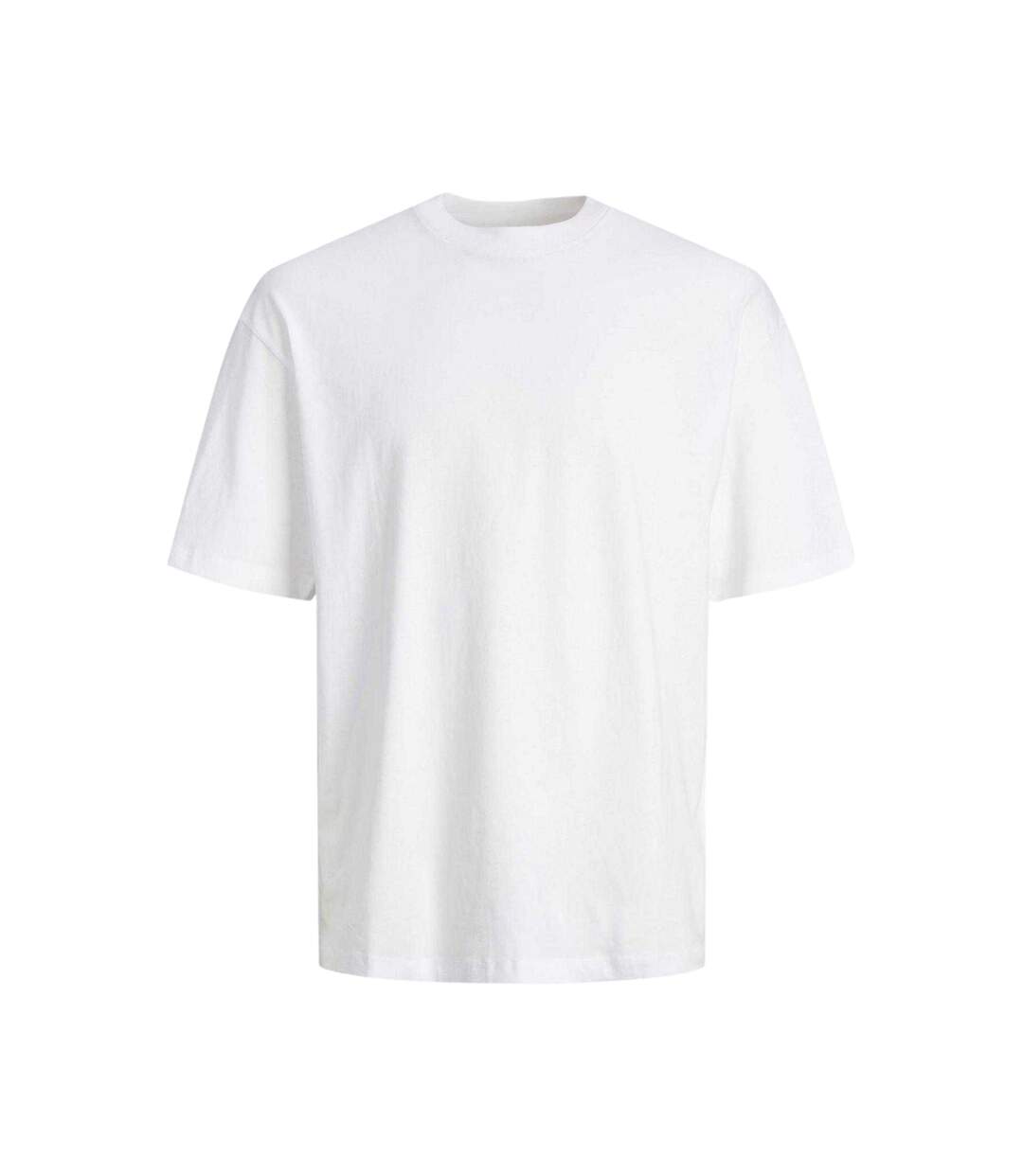 T-shirt Bradley Homme Blanc Jack And Jones-2