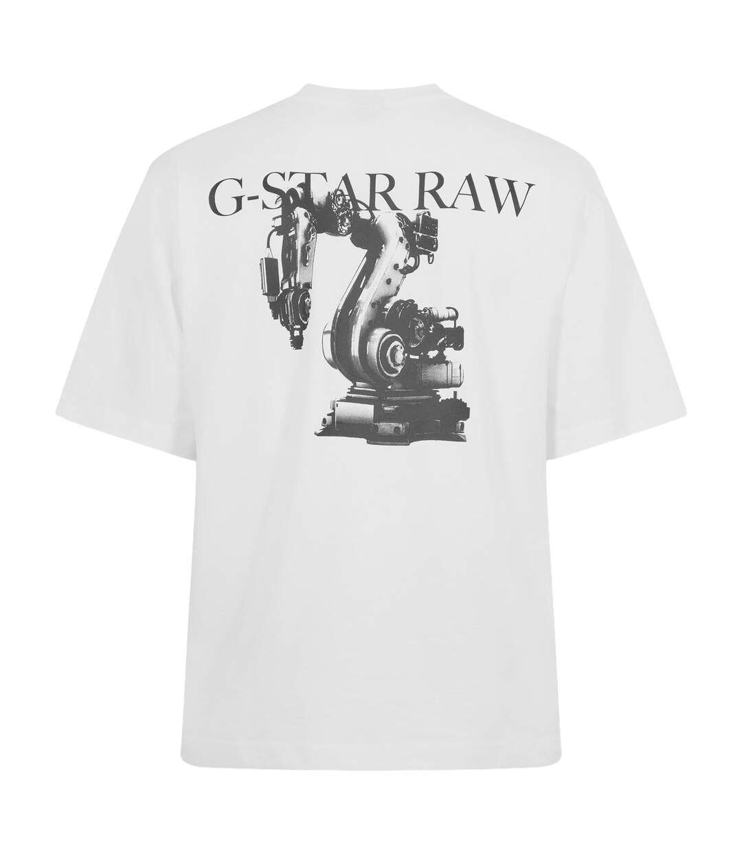 T-shirt Motif/style Graphique Industrial Homme Blanc G-Star-2