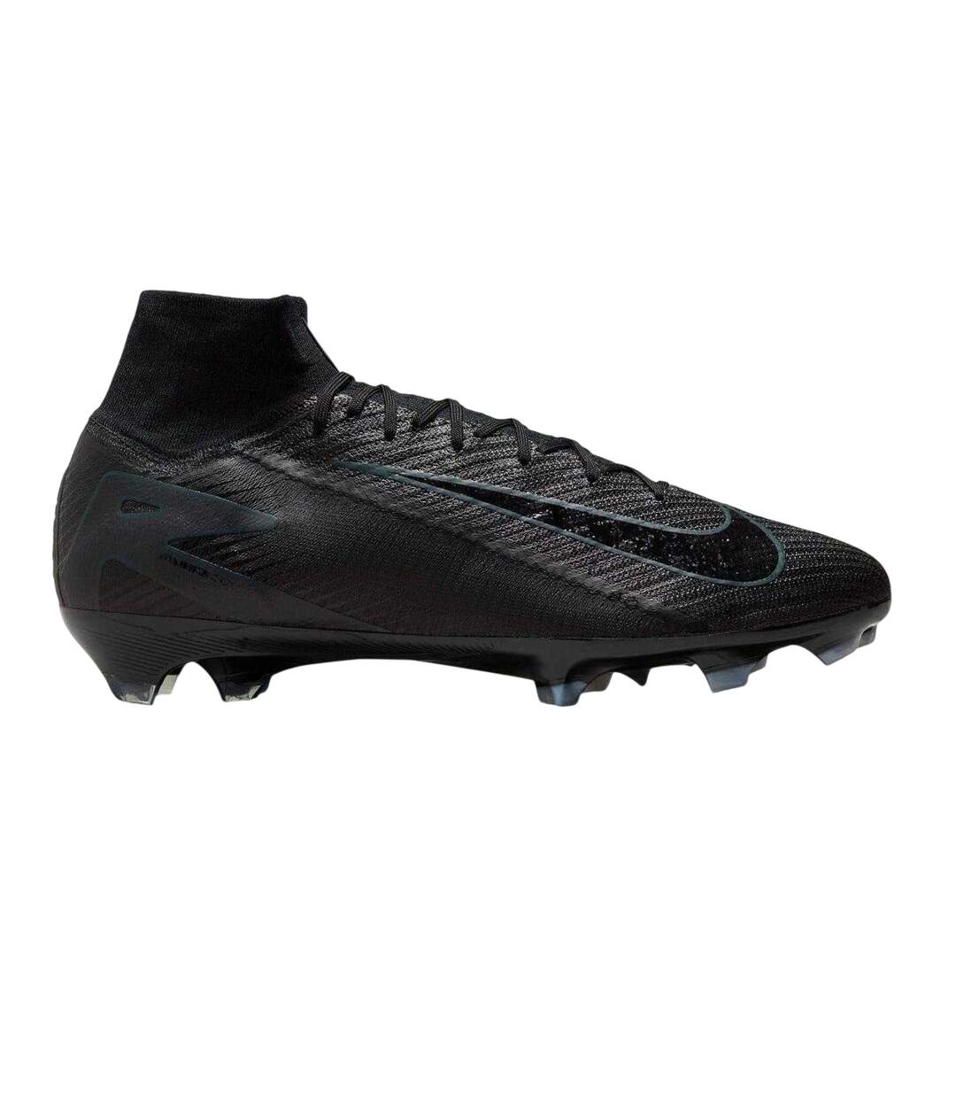 Unisex Adult Elite Firm Ground Football Boots Black Blue Nike-1