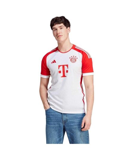 Unisex Adult 2023/24 Fc Bayern Munich Home Jersey White Red Adidas
