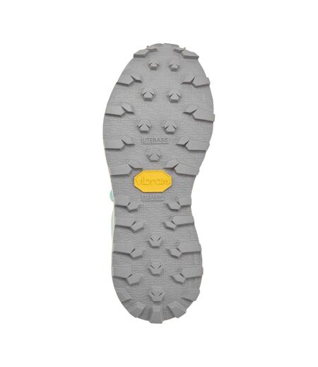 Womens/ladies Adflex Lace Up Flat Trainers Pool White Craghoppers