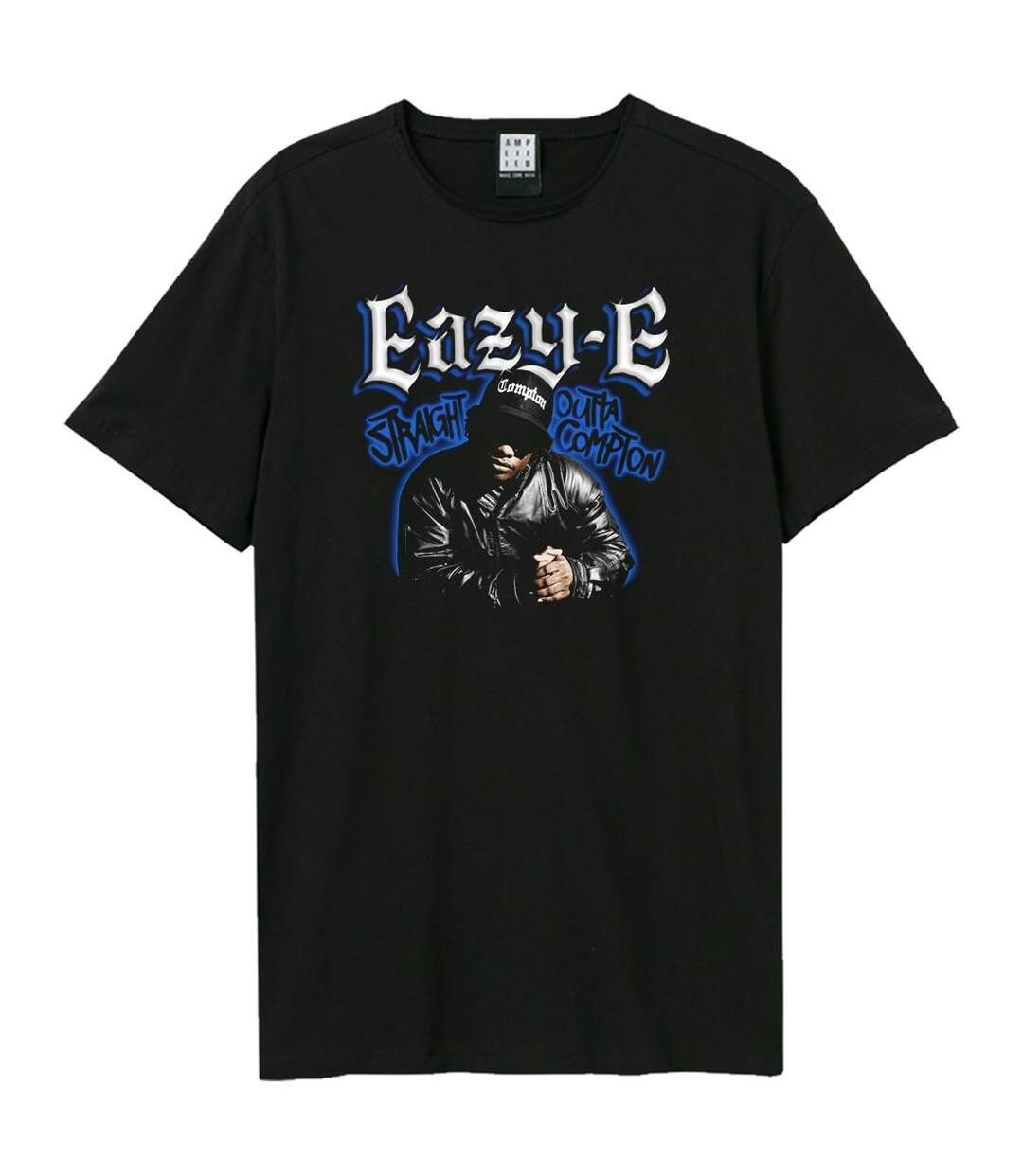 T-shirt Style Eazy-e Street Art Adulte Noir Amplified-1