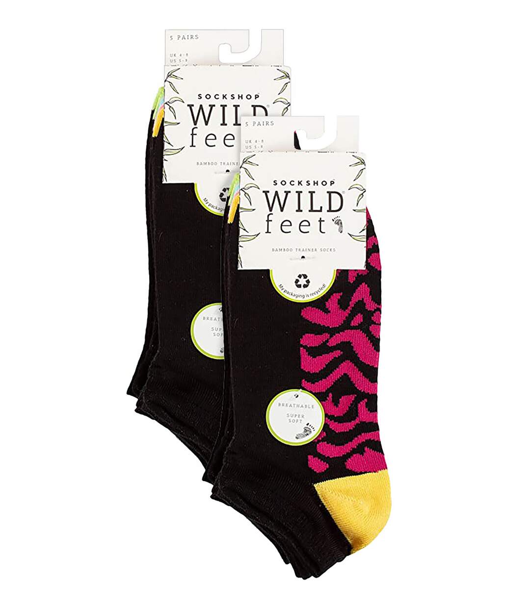 Wildfeet -10 Pack Ladies Trainer Bamboo Socks-2
