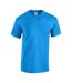 T-shirt Manches Courtes Heavy Cotton Adulte Bleu Saphir Chiné Gildan-2
