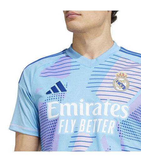 Maillot De Gardien De But Motif/style Adidas Homme Bleu Real Madrid CF