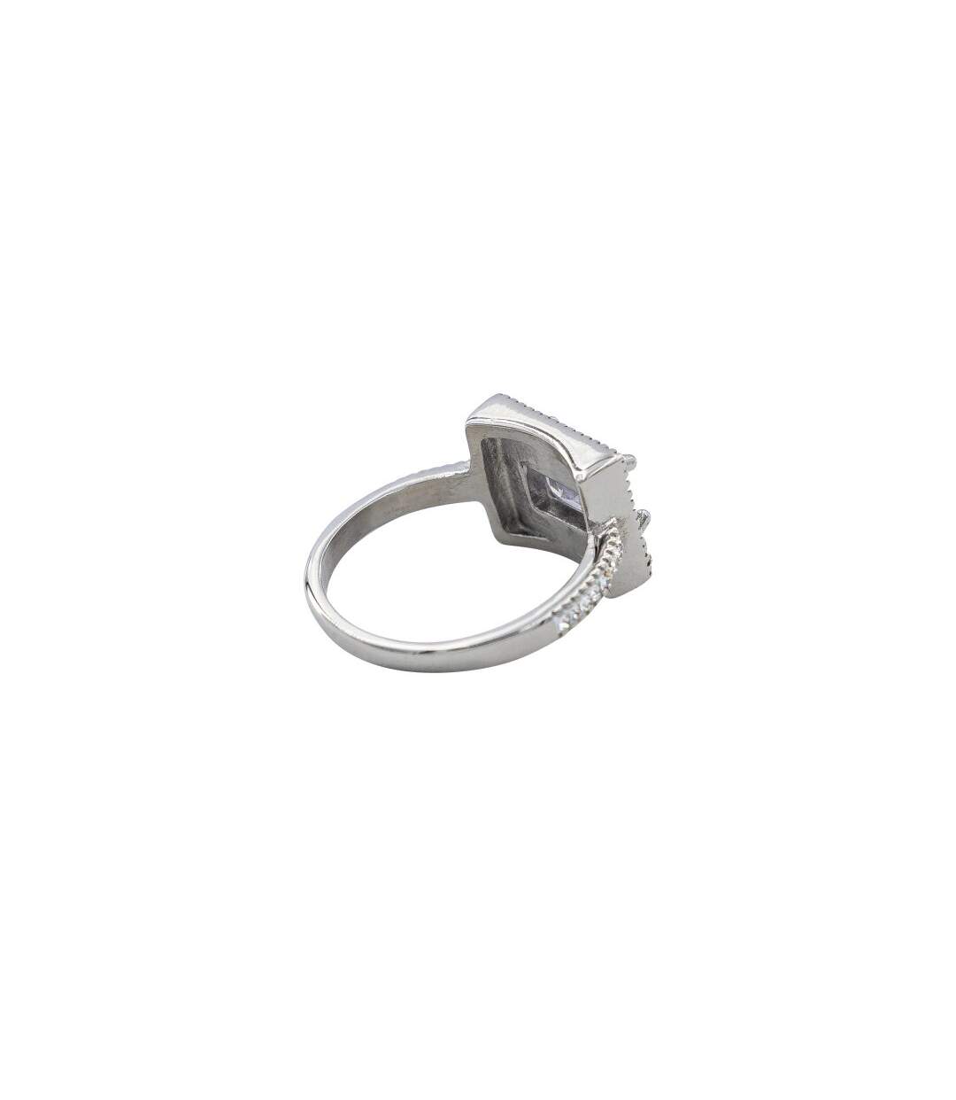 Bague Femme Acier Ornée avec Zirconium-3