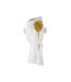 Vase Déco Visage en Résine Fiore 27cm Blanc-1