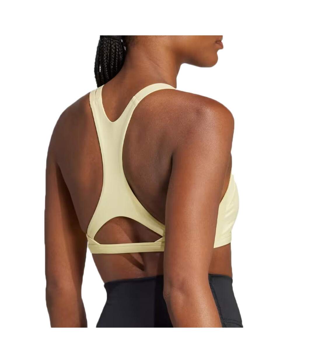 Brassière jaune femme adidas aerim-2
