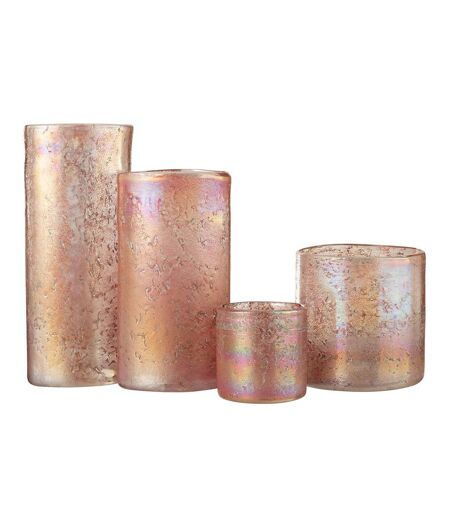 Vase Déco en Verre Lizzie 25cm Rose
