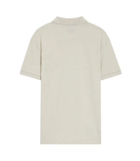 Mens Cotton Polo Shirt White Boss
