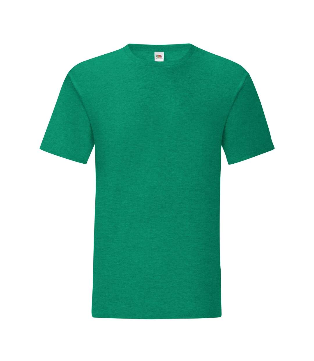 T-shirt iconic hommes vert chiné Fruit of the Loom