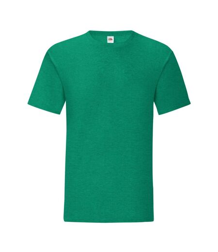Fruit Of The Loom Mens Iconic T-Shirt (Heather Green)