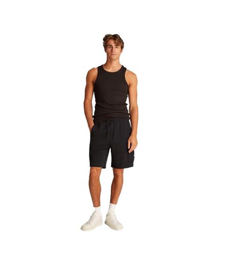 Mens Cargo Shorts Black Calvin Klein