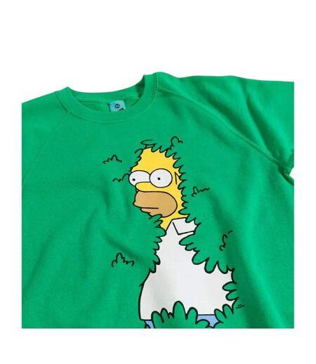 Sweat Homer Hedge Adulte Vert The Simpsons