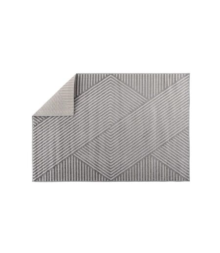 Tapis Déco Aron Solar 240x340cm Gris