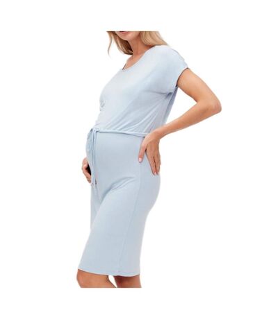 Robe de grossesse et d'allaitement bleu femme mamalicious june