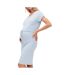 Robe de grossesse et d'allaitement bleu femme mamalicious june-1