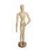 Mannequin Déco en Bois Collect 32cm Beige-1