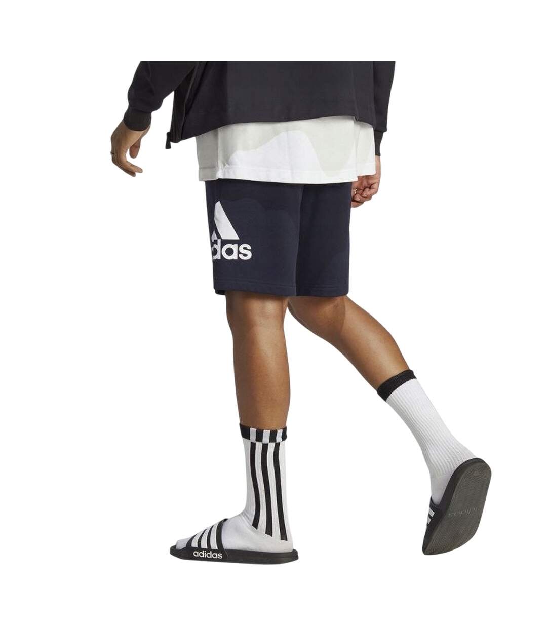 Short Homme Bleu Marine Adidas-3
