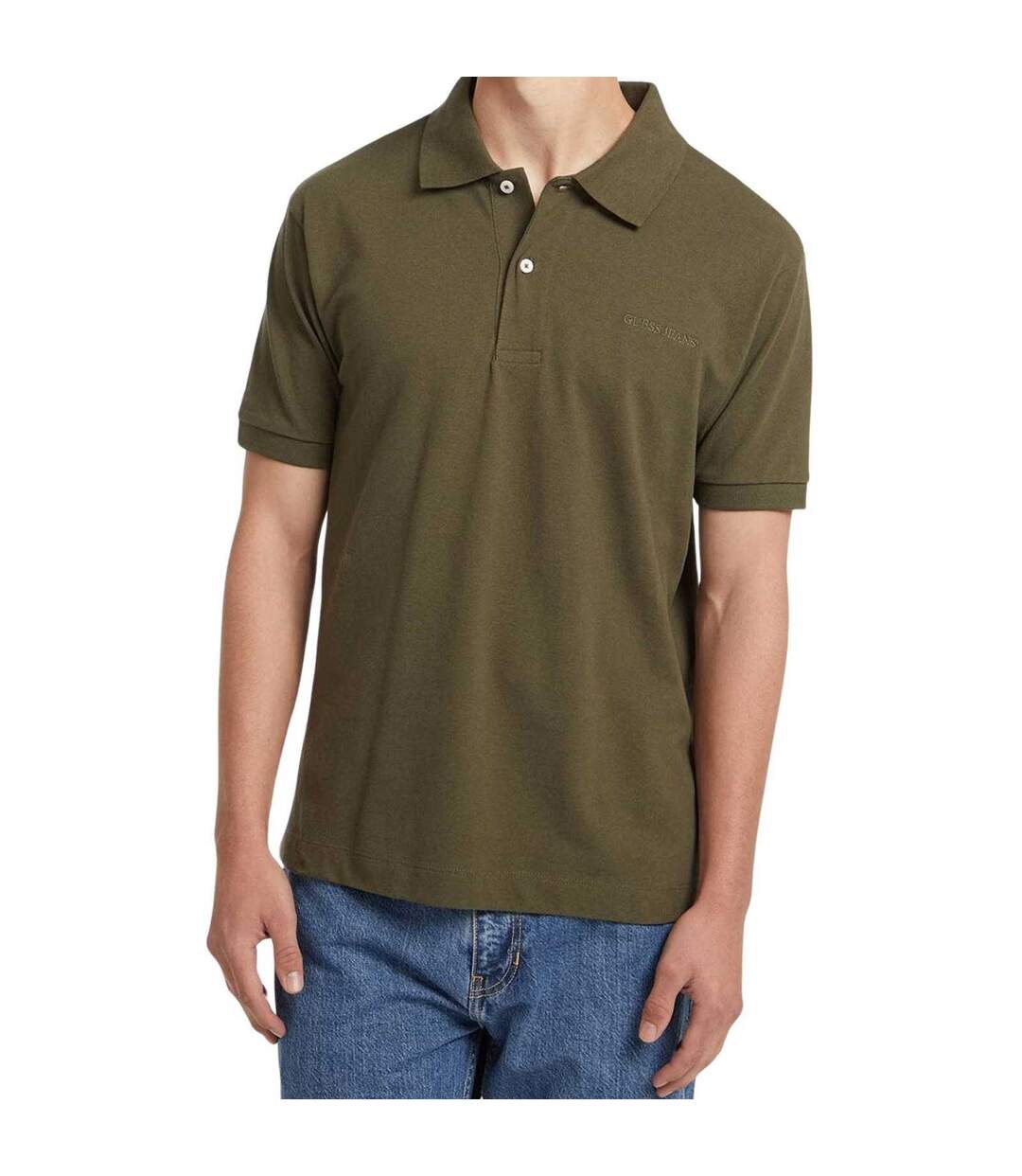 Polo Homme Olive Guess-1