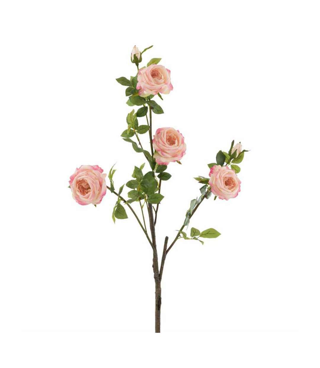 Fleur Artificielle Roses & Feuilles 86cm Rose-1