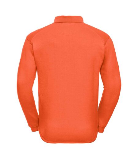 Russell Europe Mens Heavy Duty Collar Sweatshirt (Orange)