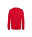 B&C Sweat organique à col ras du cou pour hommes (Rouge) - UTBC4691