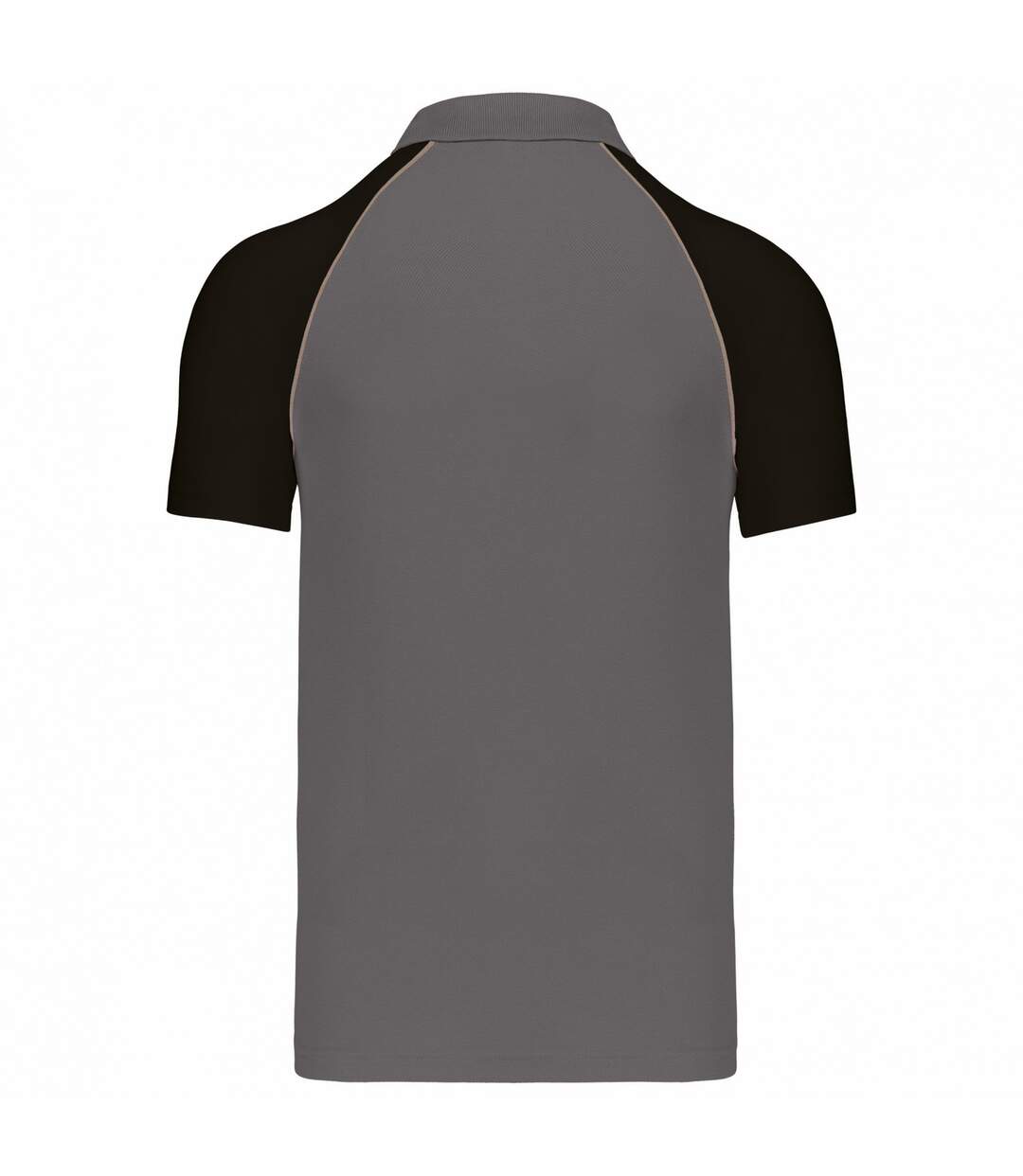 Polo homme gris ardoise / noir Kariban Kariban