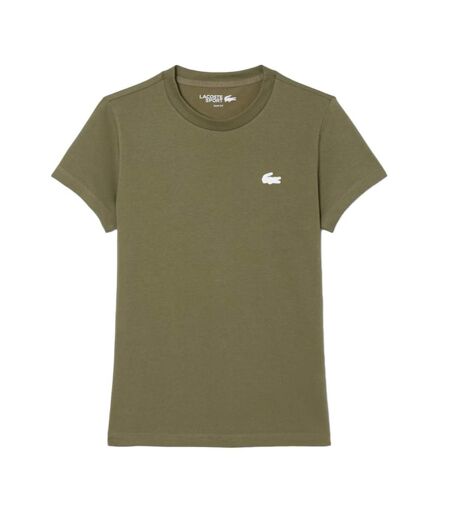 T-Shirt kaki femme lacoste tf9246 - 32