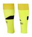 Mens footless socks safety yellow/black Umbro