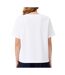 T-Shirt blanc femme lacoste relaxed-2