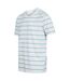 T-shirt adulte blanc / outremer clair Front Row-4