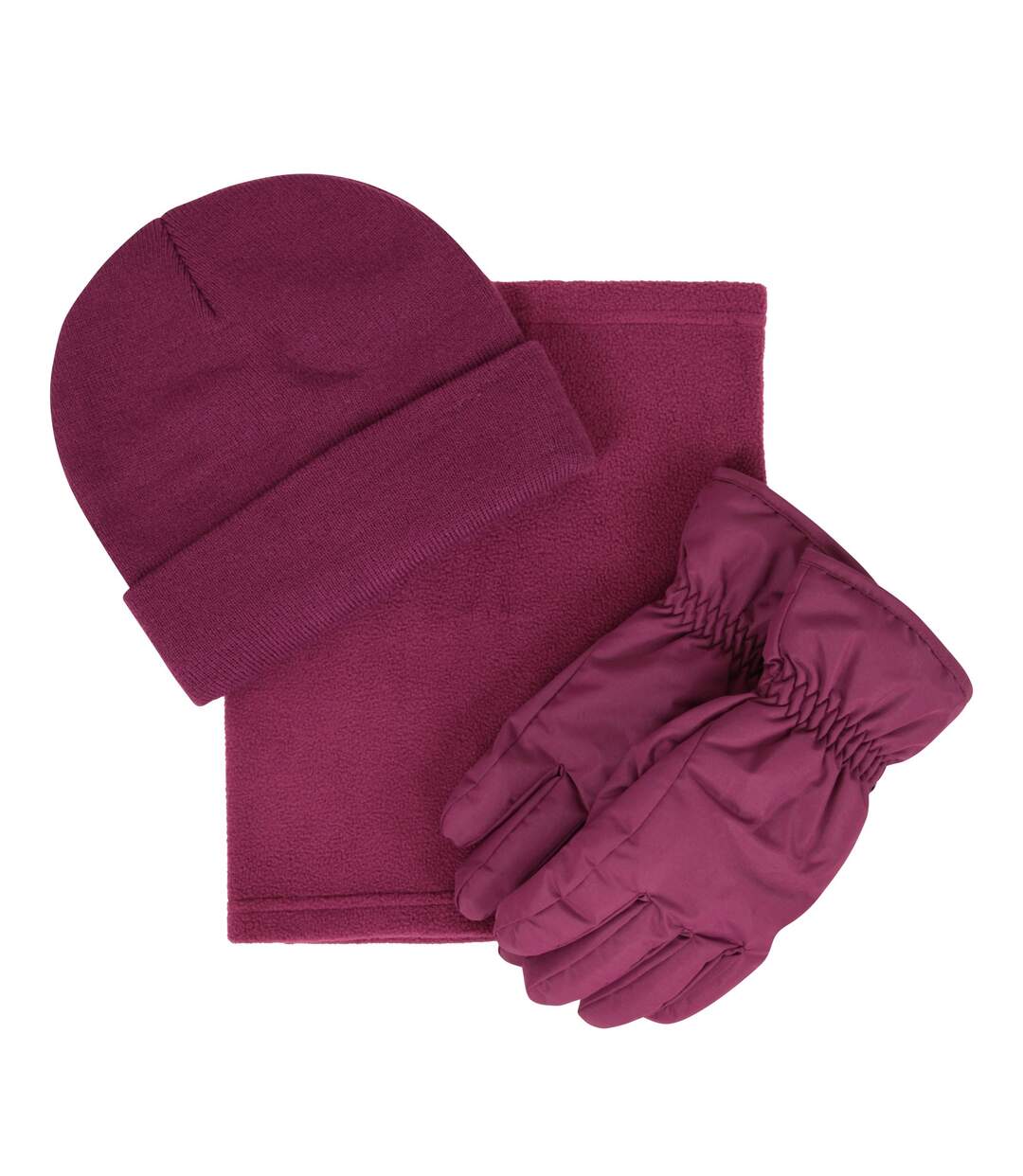 Set D´accessoires Snow Femme Xs Violet Foncé Mountain Warehouse-1