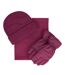 Set D´accessoires Snow Femme Xs Violet Foncé Mountain Warehouse-1