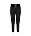 Legging ¾ Motif/style Panneau Maillé Femme Noir Dare 2B-1