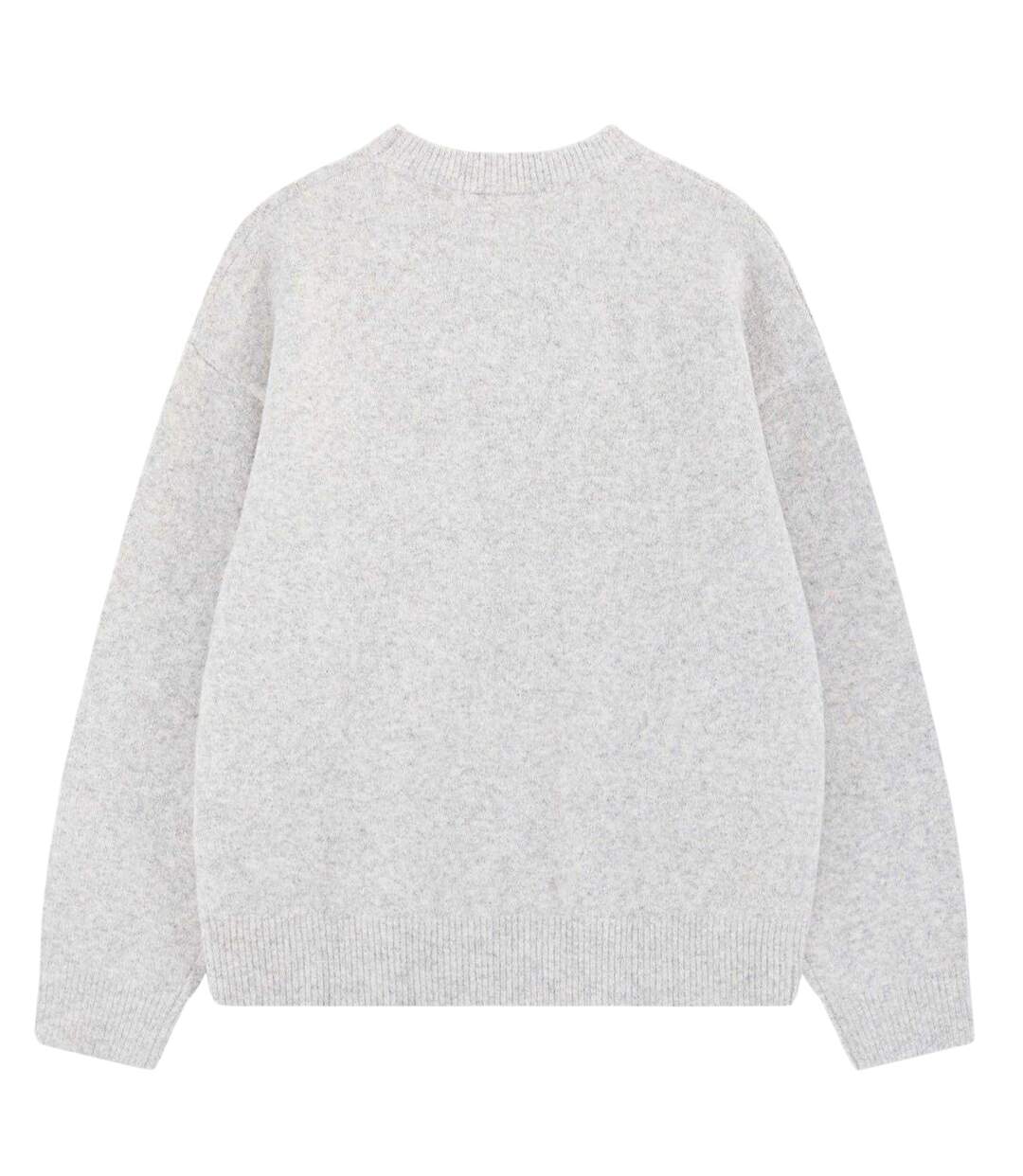 Womens/ladies Fluffy Winter Sweater Top Grey Couture-4