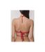 Haut maillot de bain triangle convertible Blue Sense Luna Splendida rouge-4