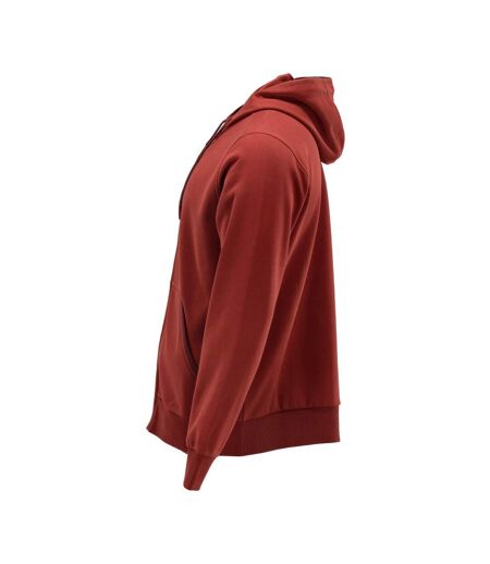 Veste À Capuche Motif/style Uni Adulte Rouge Automne Mascot