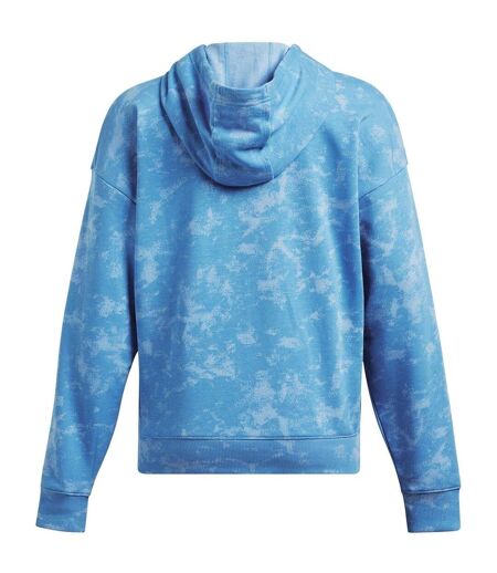 Sweat À Capuche Motif/style Tie-dye Femme Bleu Under Armour